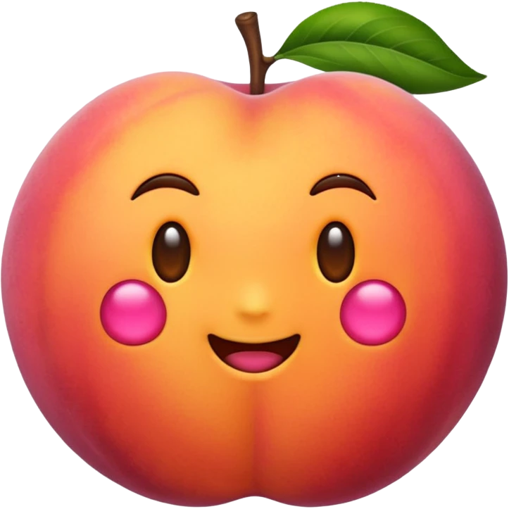 emoji peach emoji
