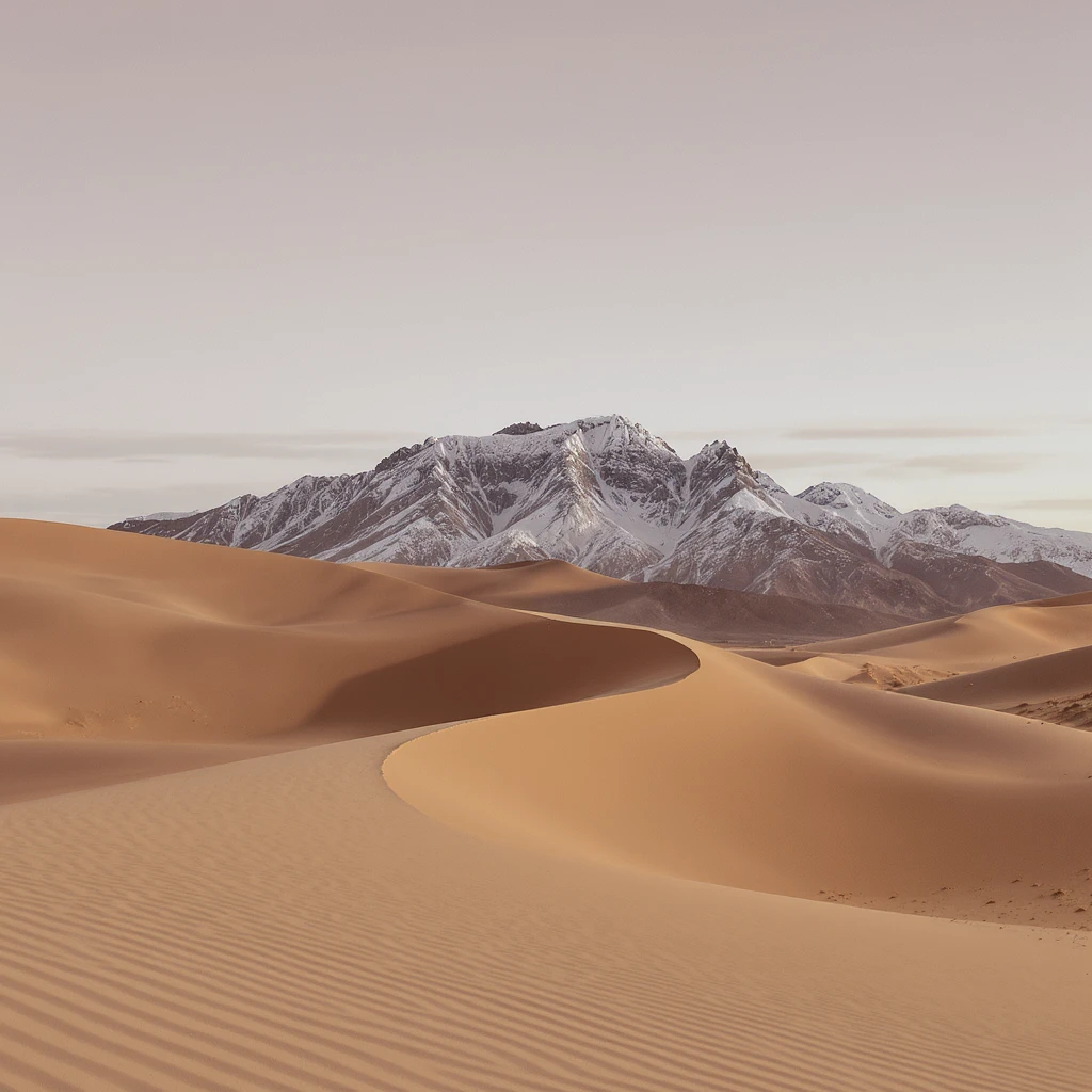 A modern desert mountain, wallpaper, modern emoji