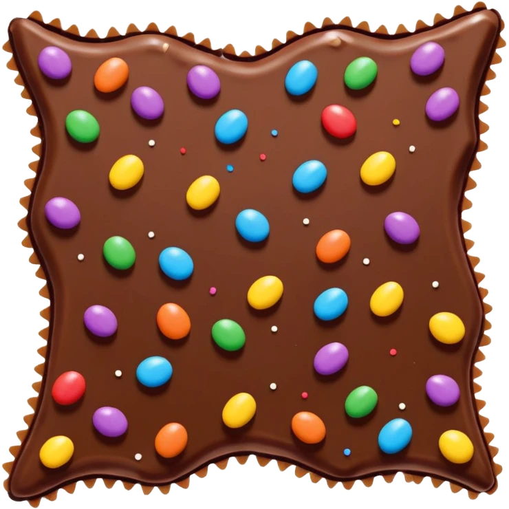 Broken Chocolate Bark with Sprinkles emoji