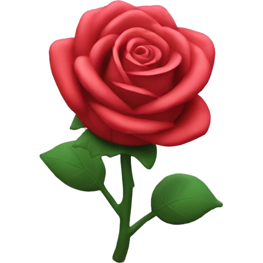 Rose toy emoji