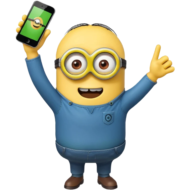 make me a minion thats green and dabbing  emoji