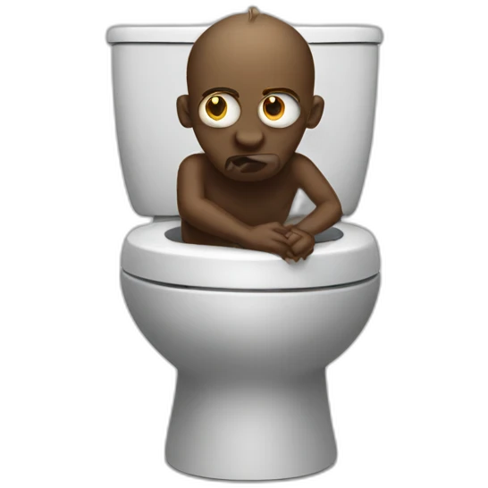Baal on the toilet emoji