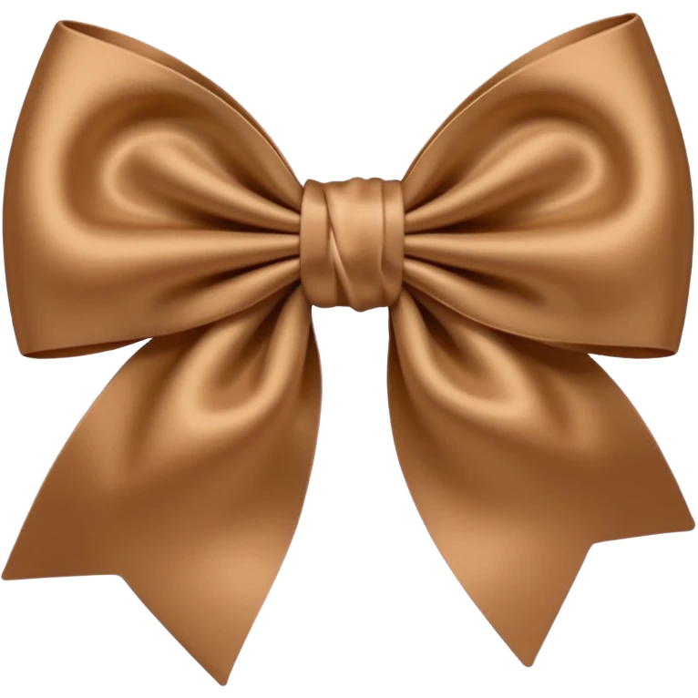 light brown bow emoji