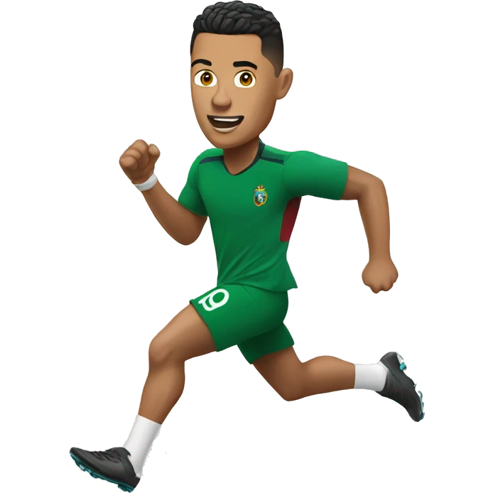 ronaldo running emoji