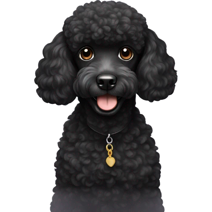black poodle emoji