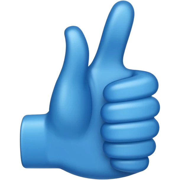 thumbs up emoij, make the thumb super long emoji