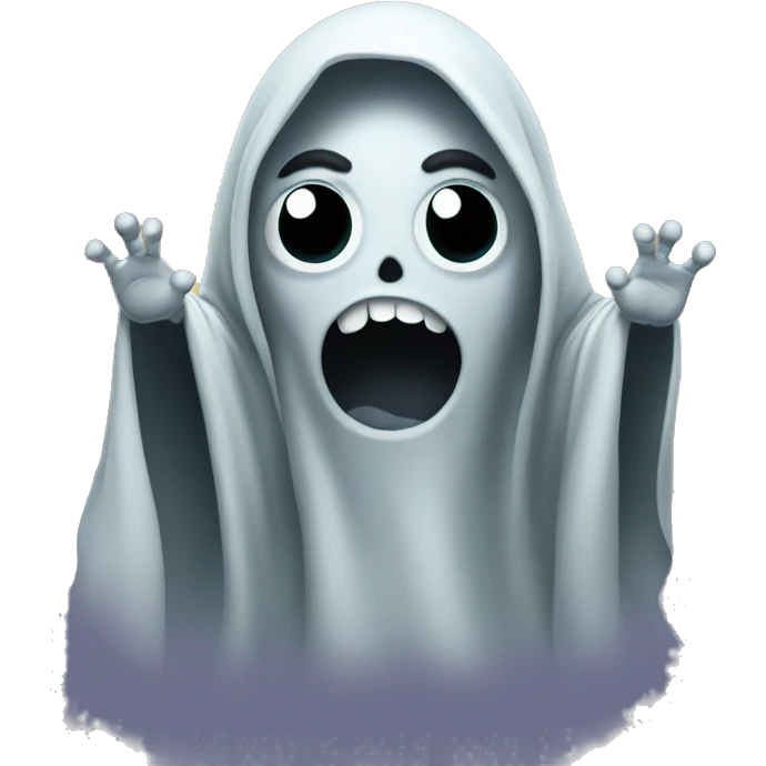 scary somali ghost waving emoji