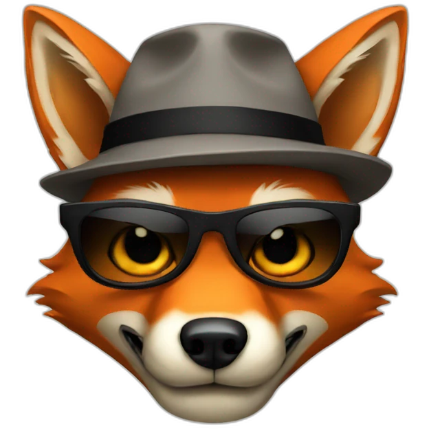 Fox gangster emoji