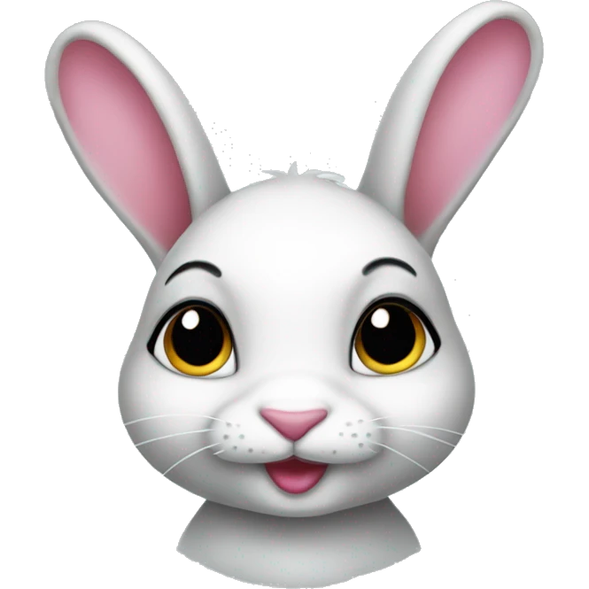 Coquette rabbit  emoji