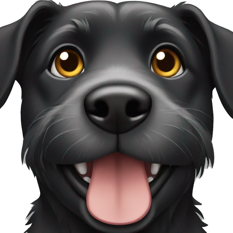 black dog emoji