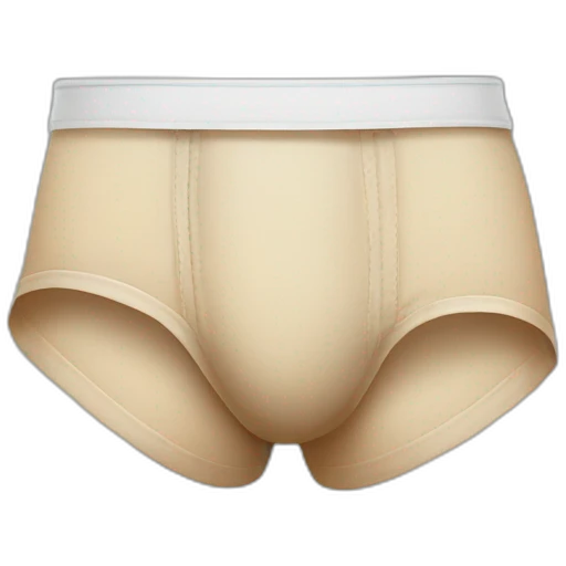 Man underwear dent emoji