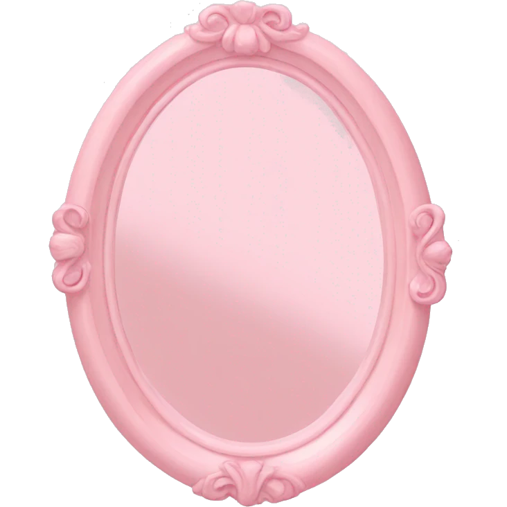 pastel pink mirror emoji