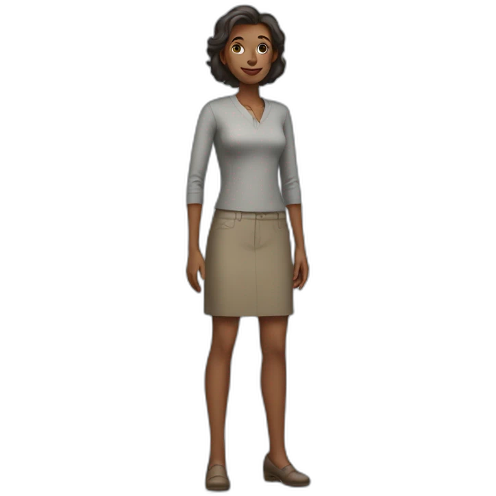 "Tall woman" emoji