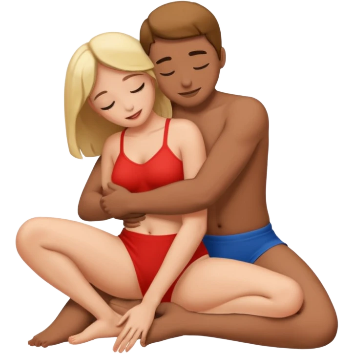 69 sex position of male female emoji