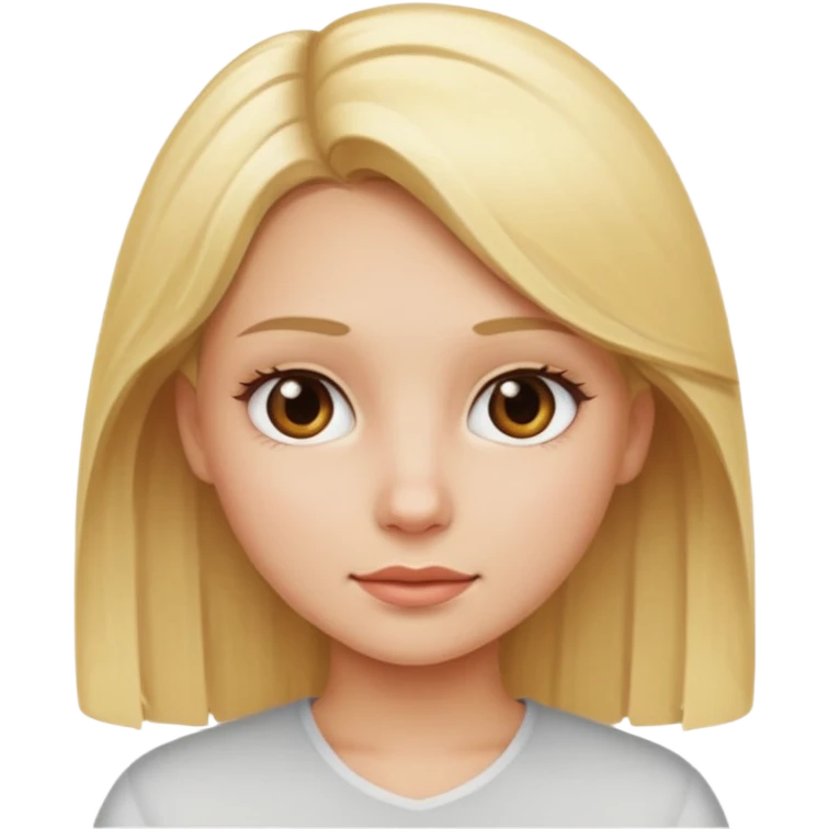 Blonde girl emoji