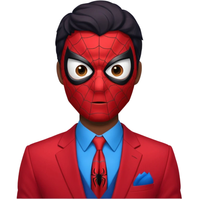 homen aranha de viuva negra emoji