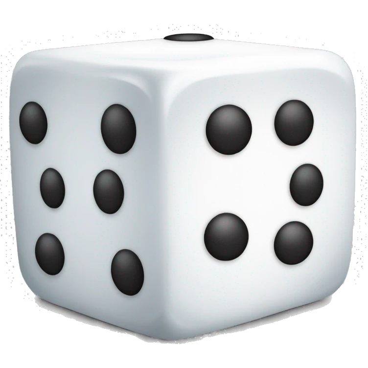 White dices emoji