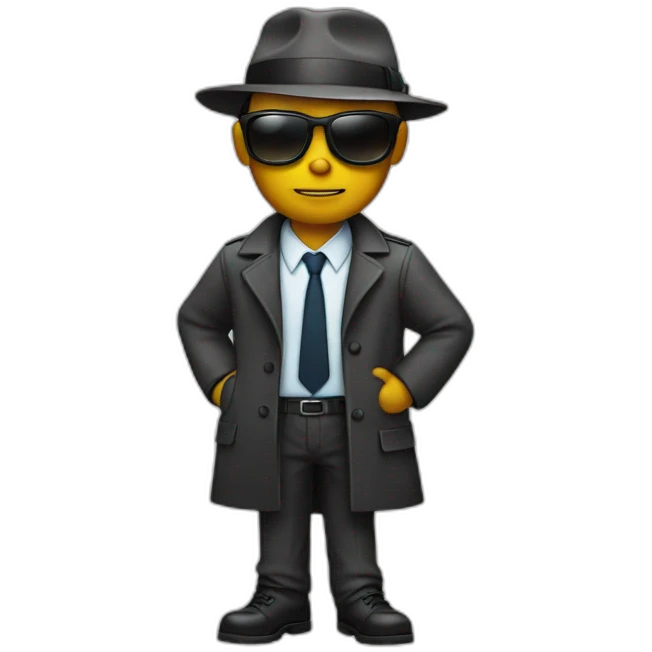 detective with shades emoji