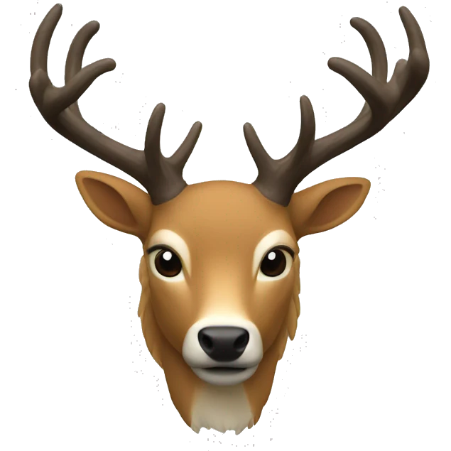 cerf corps entier emoji