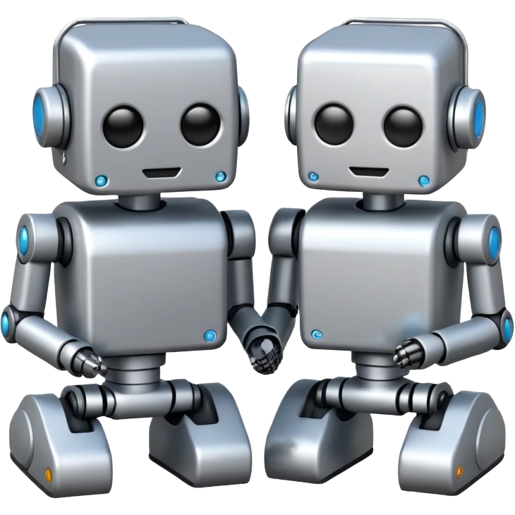 create a realistic emoji showing logistic robots emoji