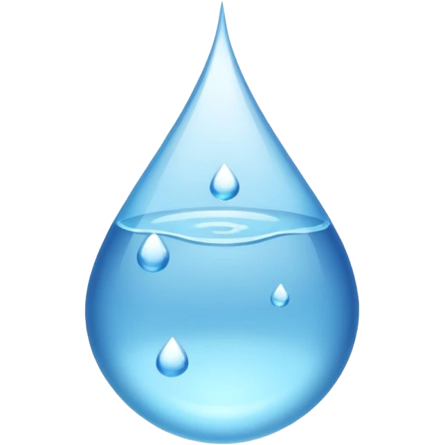 water drop emoji