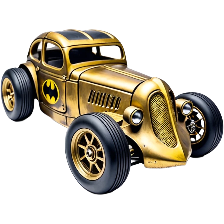 1:10 off-road lcg Basher Batman’s 1934 blackened tarnished C-3PO hotrod ford jaguar rc car (extra wide tires with fenders) emoji