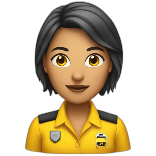 taxista chica emoji
