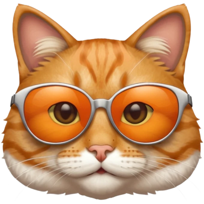 Cat wearing sunglasses emoji