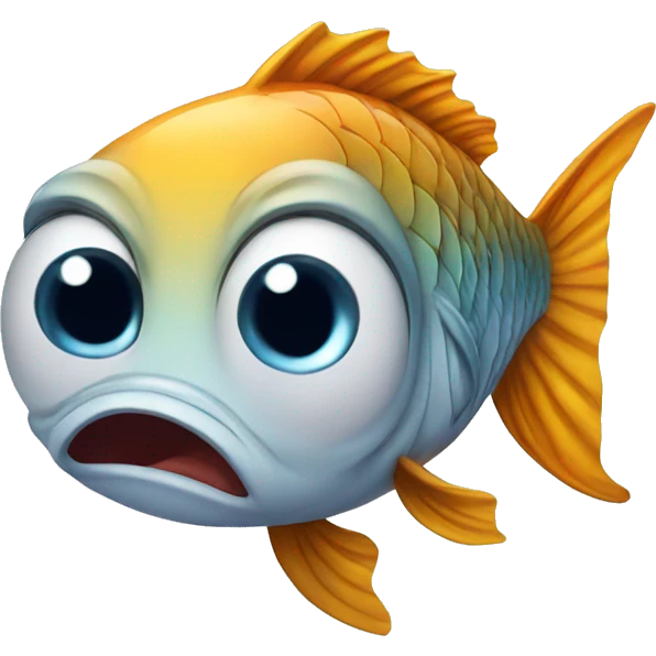 fish crying emoji