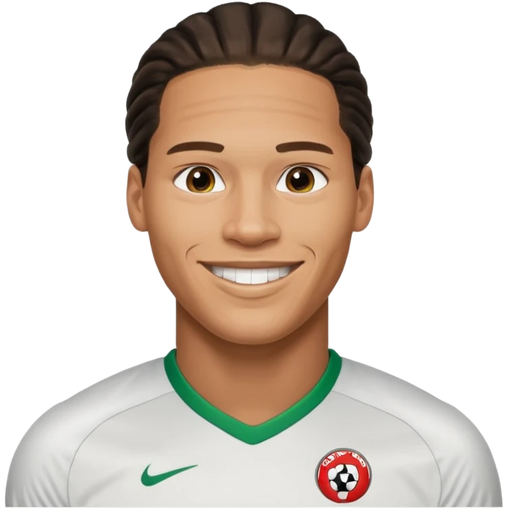 Football player Virgil van dijk empji emoji