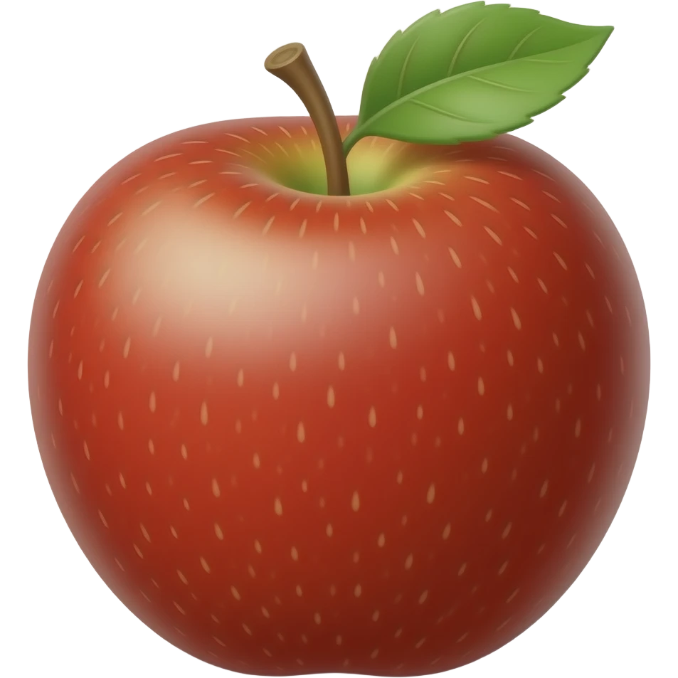 Maçã vermelha  estilo emoji emoji