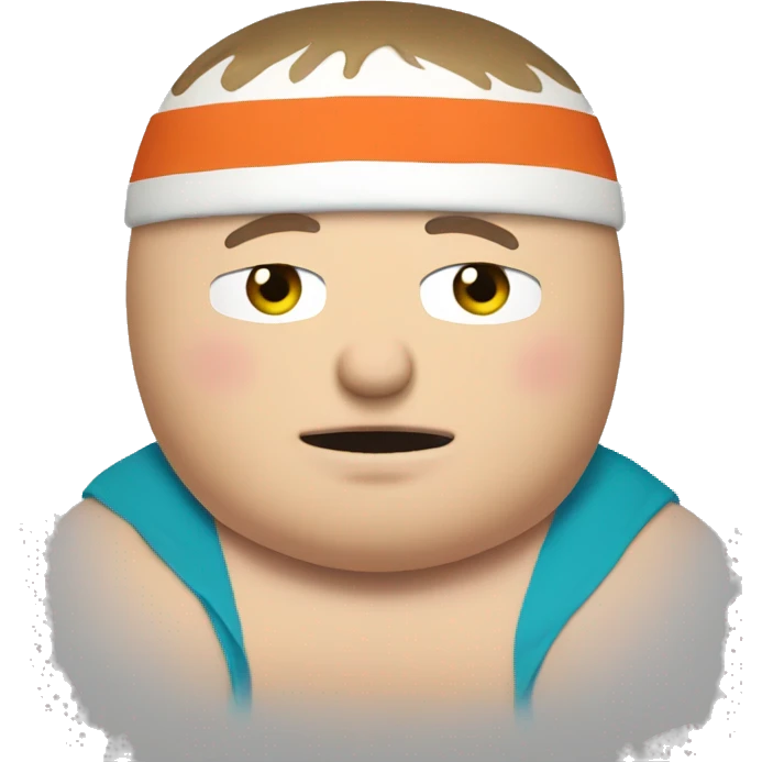 Eric cartman from south park in a bikini emoji