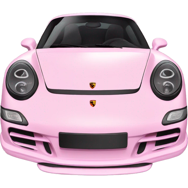 Baby pink Porsche  emoji