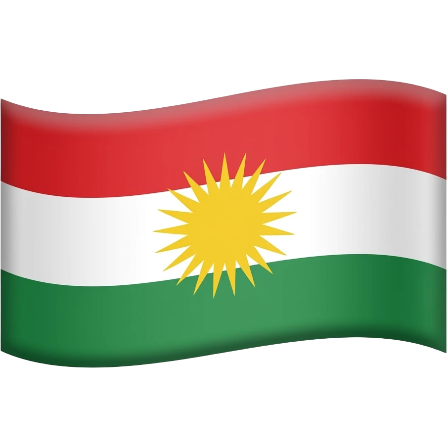 Kürdistan bayrağı emoji emoji
