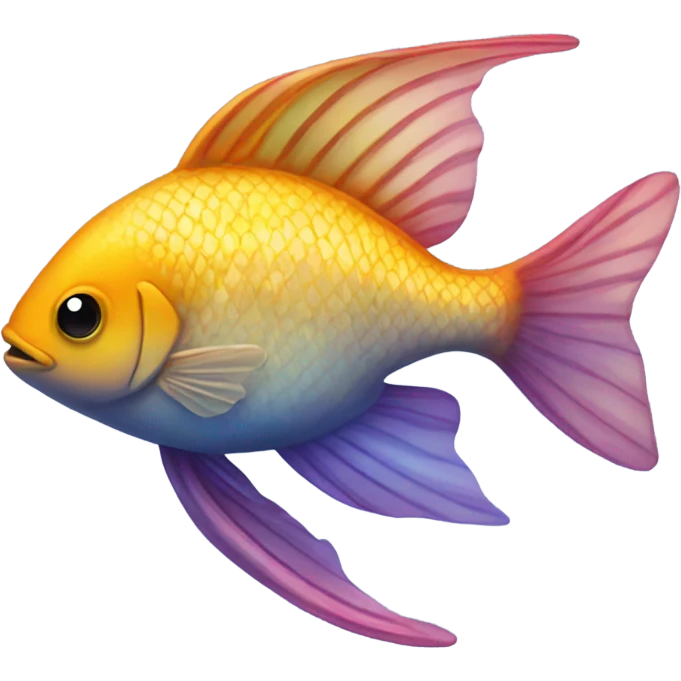 Fish with wings emoji