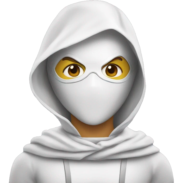 masked super hero not human emoji