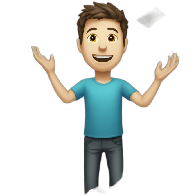 sam altman with cash raining down emoji