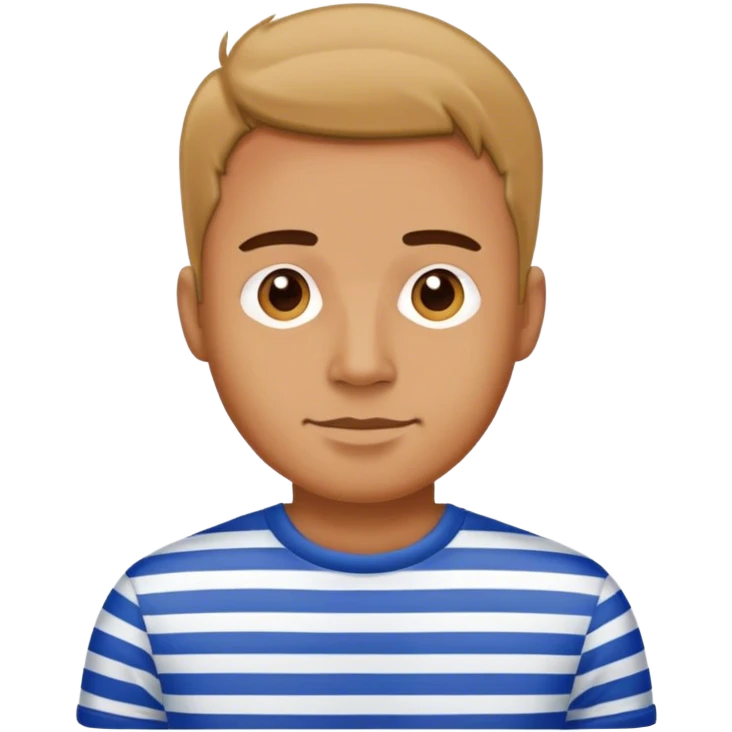 Robber with striped t shirt emoji