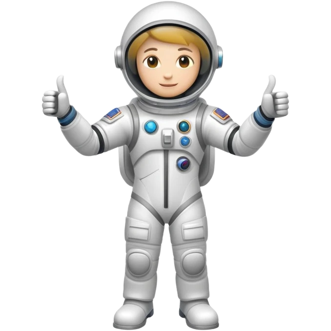 Thumbs up spacesuit emoji
