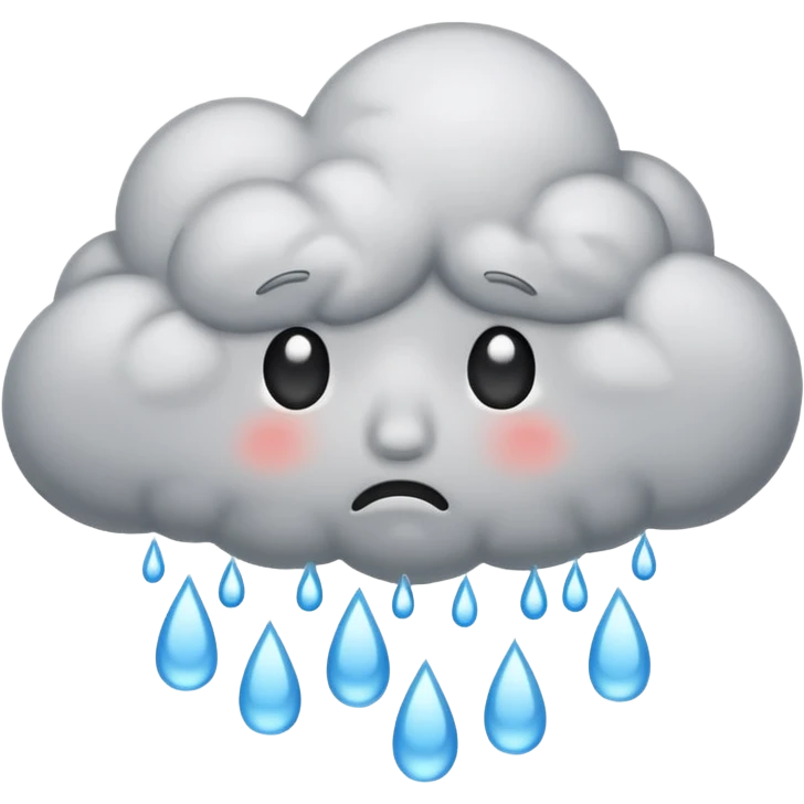 a sad cloud emoji emoji