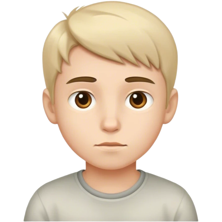realistic portrait of boy emoji