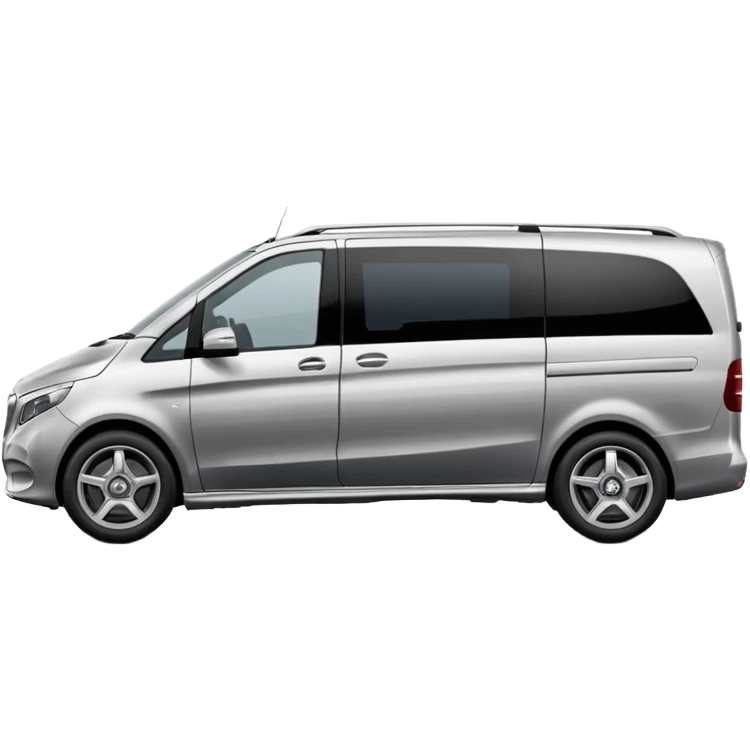 side view of Mercedes V-Class van emoji