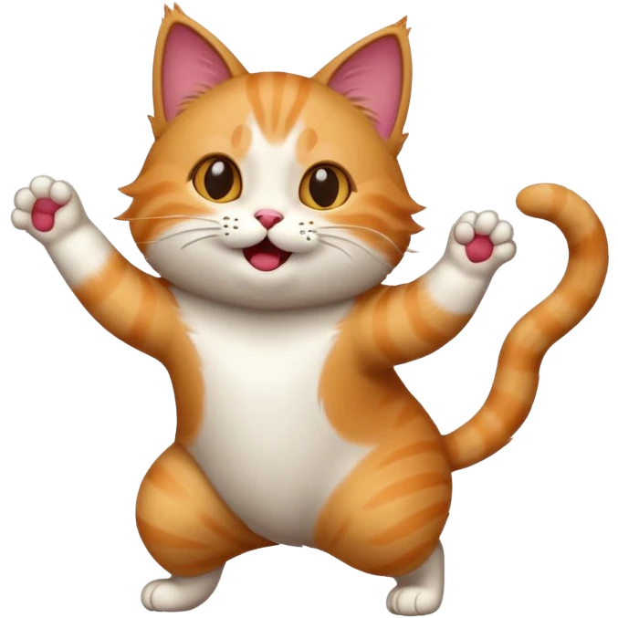 Cat dancing  emoji