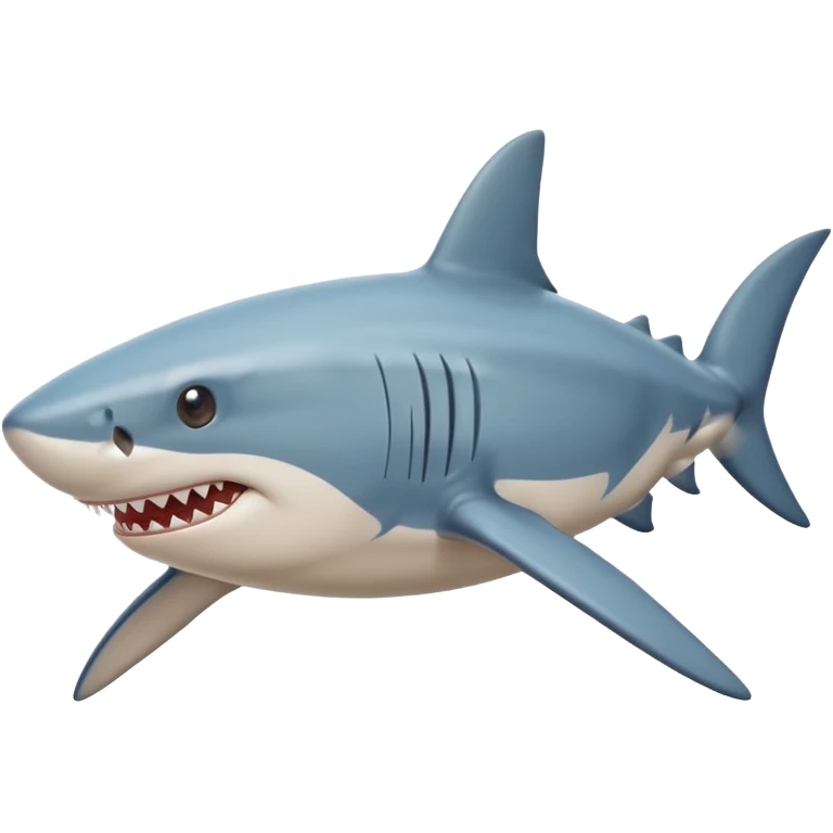 Q el tiburón tenga patas y y q este feliz  emoji
