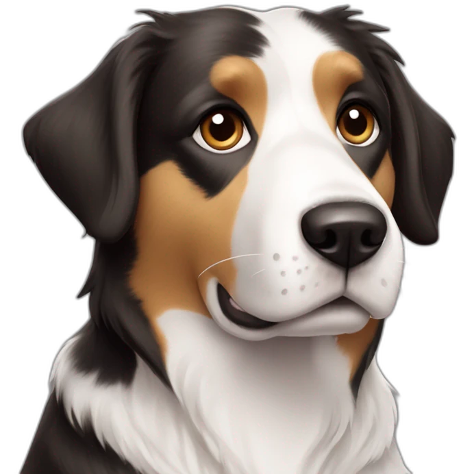 border-collie-cross-beagle-white caramel-with-no-white-markers-and-has-shorter-hair emoji