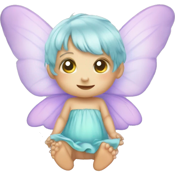Baby fairy emoji