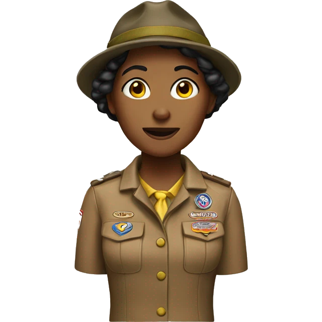 woman scout  emoji