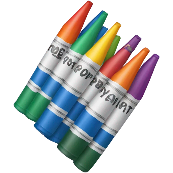 pack of crayons emoji
