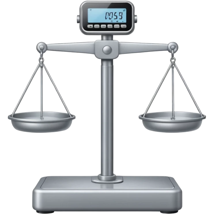 a grey weighing machine for human body, with no smily faces emoji