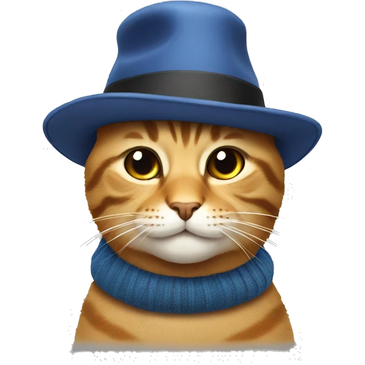 CAT with hat emoji